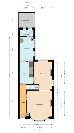 Floorplan - Buitenkerk 4A, 2411 PA Bodegraven